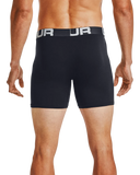Under Armour 1363617 Charged Cotton 6" Boxerjock In Black