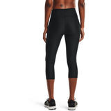 Under Armour Womens HeatGear® Armour Hi Capri Tights In Black