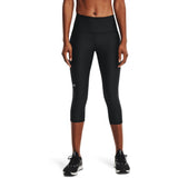Under Armour Womens HeatGear® Armour Hi Capri Tights In Black