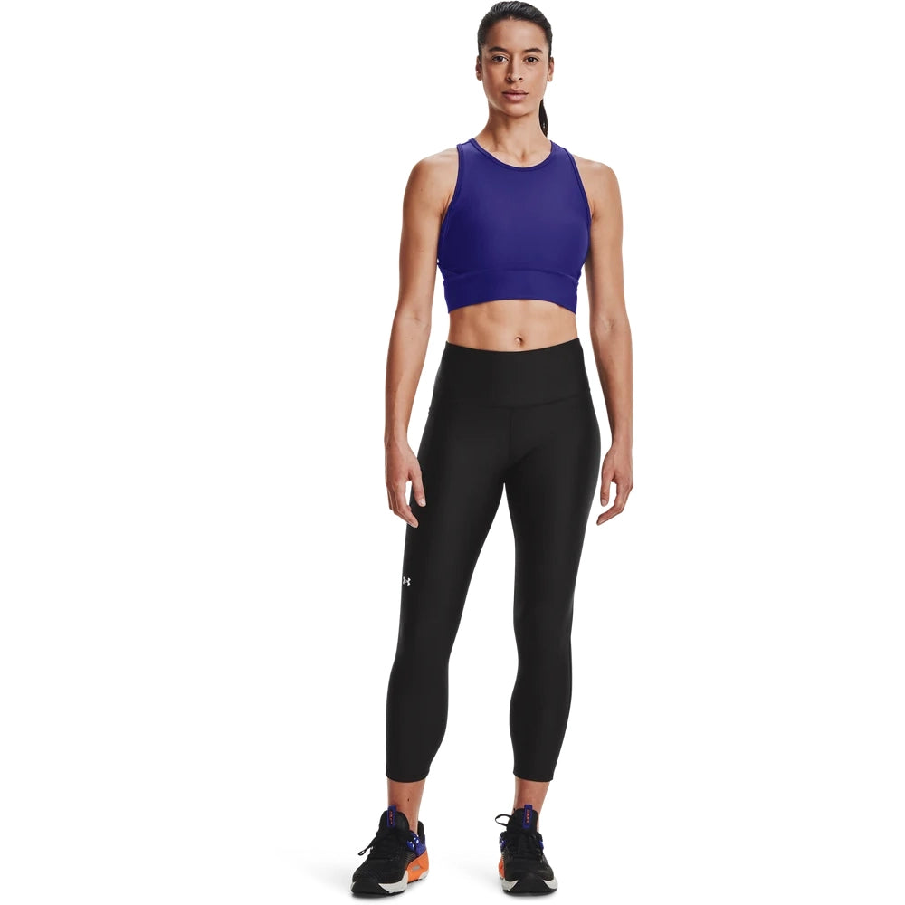 Under Armour Womens HeatGear® Armour Hi-Rise Ankle Leggings In Black