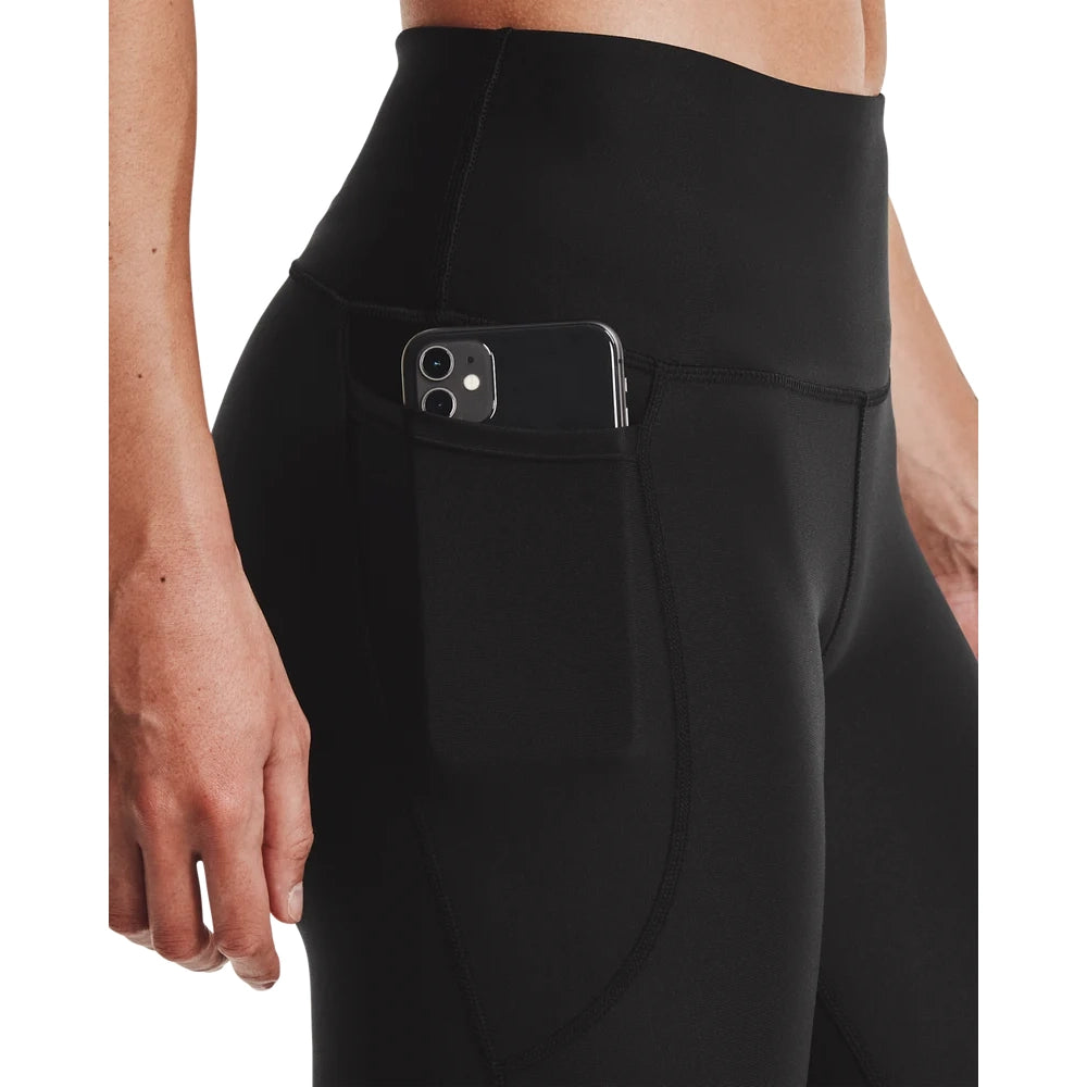 Under Armour Womens HeatGear® Armour Hi-Rise Ankle Leggings In Black