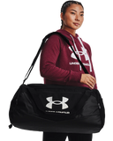 Under Armour Undeniable 5.0 Duffle Bag In Black & Silver