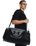 Under Armour Undeniable 5.0 Duffle Bag In Black & Grey