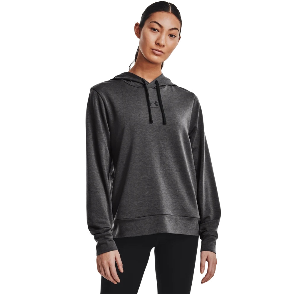 Under Armour Womens Rival Terry Hoodie In Grey