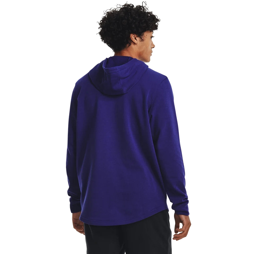 Under Armour Mens Rival Terry Hoodie In Purple