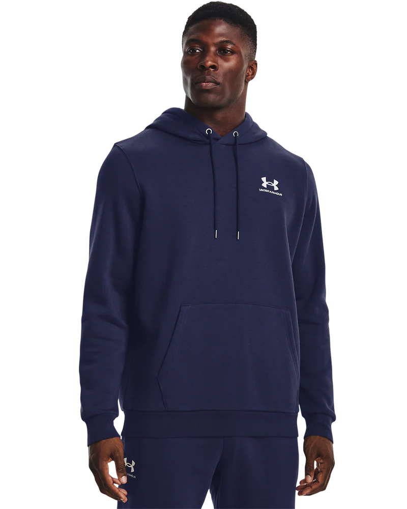 Under Armour Mens Rival Fleece Hoodie In Navy