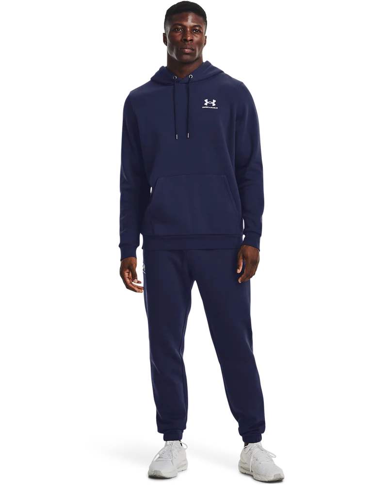 Under Armour Mens Rival Fleece Hoodie In Navy