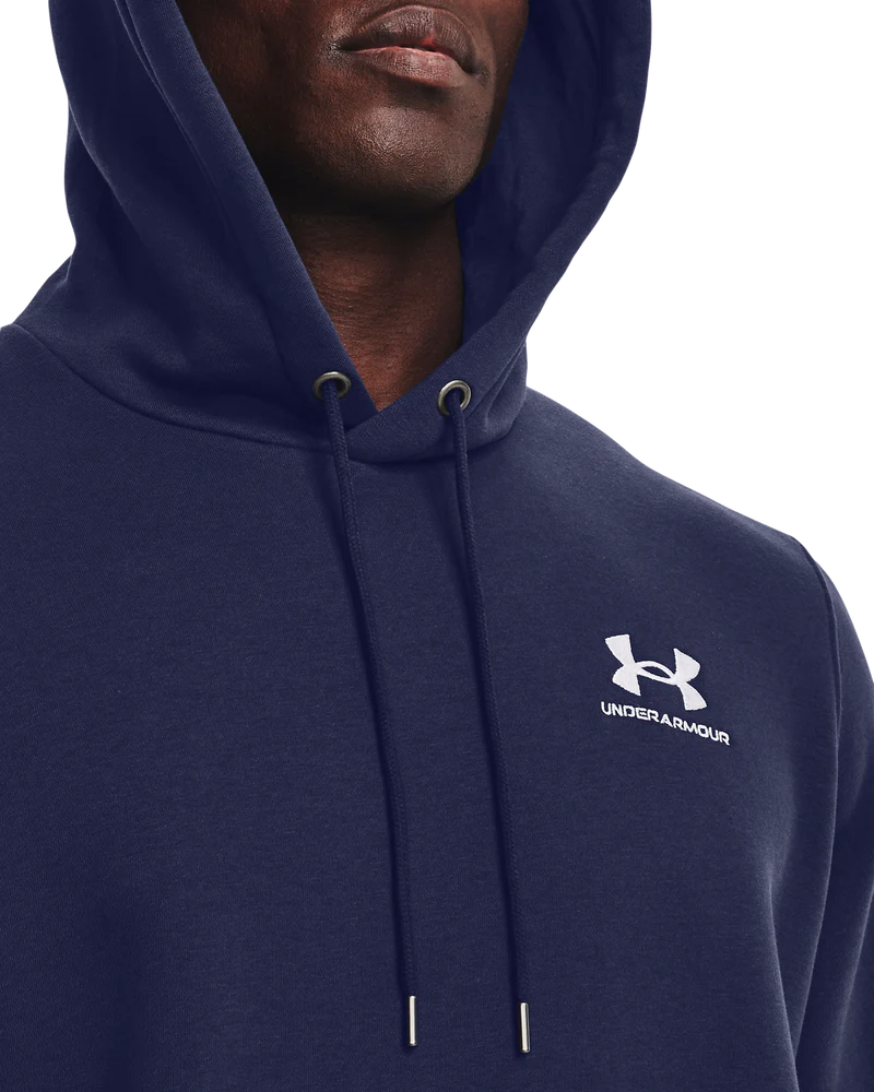 Under Armour Mens Rival Fleece Hoodie In Navy