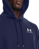 Under Armour Mens Rival Fleece Hoodie In Navy