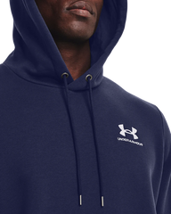 Under Armour Mens Rival Fleece Hoodie In Navy