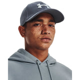 Under Armour Mens Blitzing Cap In Blue Grey