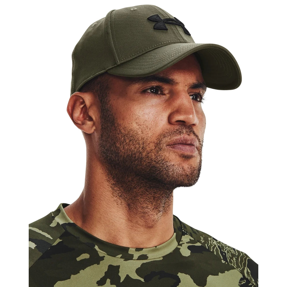 Under Armour Mens Blitzing Cap In Olive