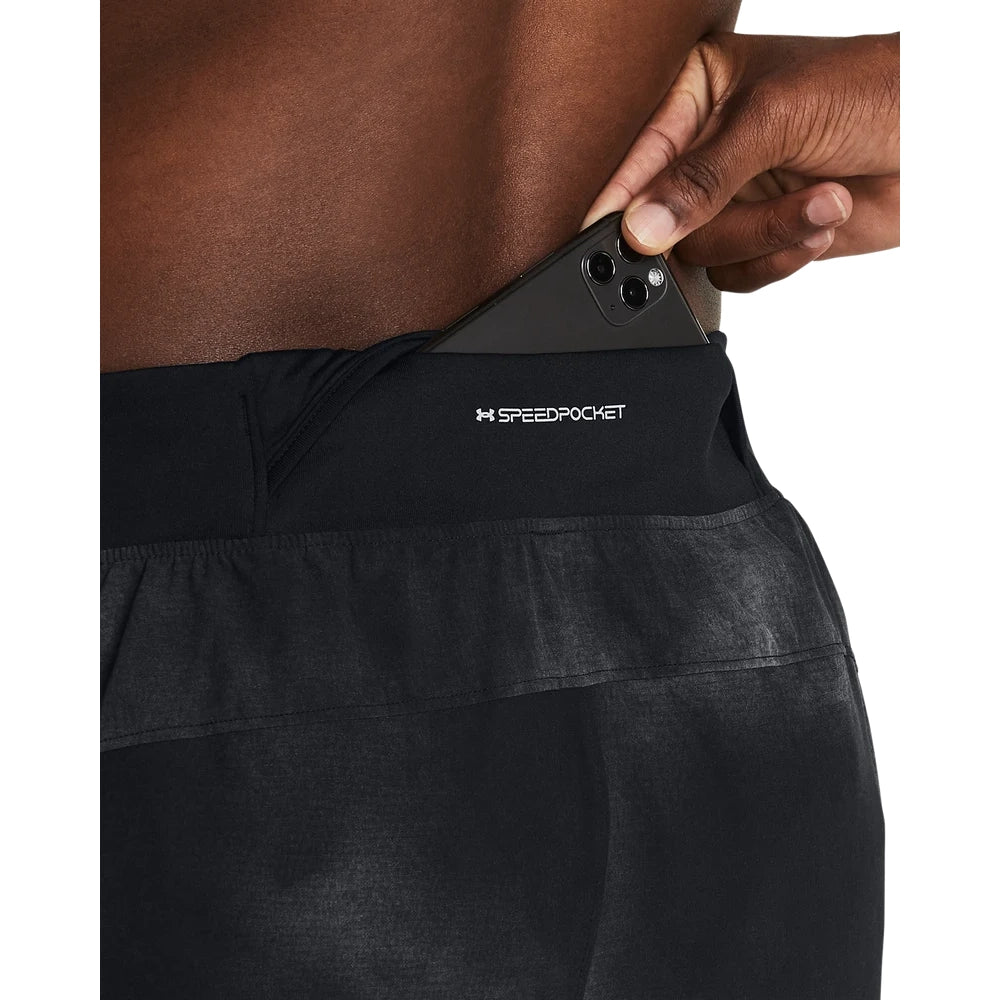 Under Armour Mens Launch Pro 7 Shorts In Charcoal