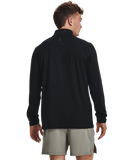 Under Armour Mens Qualifier Armourlifier Run 1/4 Zip T-Shirt In Black
