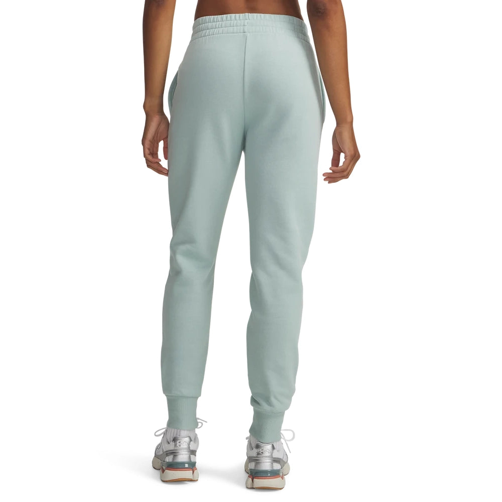 Under Armour Womens Rival Fleece Jogger In Silica Green