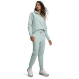 Under Armour Womens Rival Fleece Jogger In Silica Green