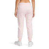 Under Armour Womens Rival Fleece Jogger In Pink