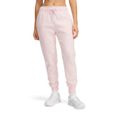 Under Armour Womens Rival Fleece Jogger In Pink