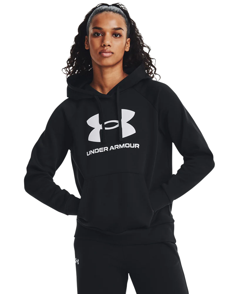 Under Armour Rival Fleece Big Logo Hdy Black