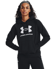 Under Armour Rival Fleece Big Logo Hdy Black