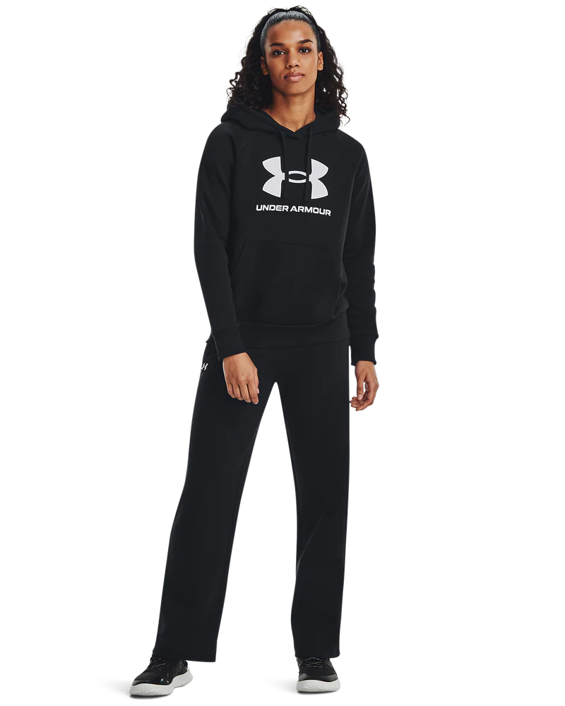 Under Armour Rival Fleece Big Logo Hdy Black