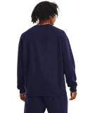 Under Armour Mens Rival Fleece Crew Sweater In Navy