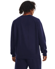 Under Armour Mens Rival Fleece Crew Sweater In Navy
