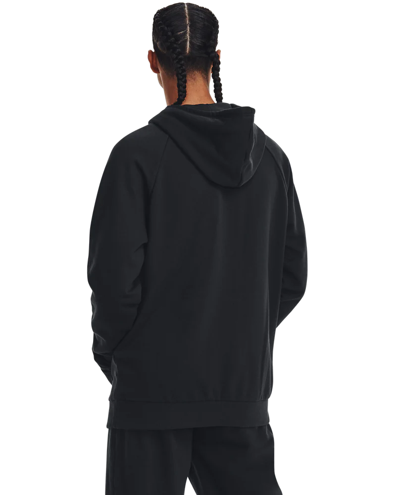 Under Armour Mens Rival Fleece Hoodie In Black