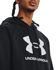 Under Armour Mens Rival Fleece Hoodie In Black