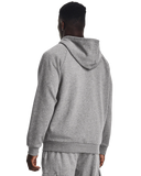 Under Armour Rival Fleece Full-Zip Hoodie In Grey
