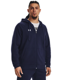 Under Armour Rival Fleece Full-Zip Hoodie In Blue