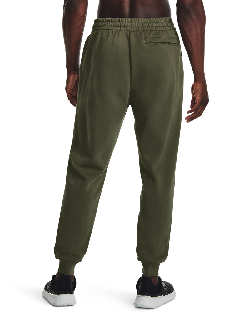 Under Armour Mens Rival Fleece Joggers In Olive