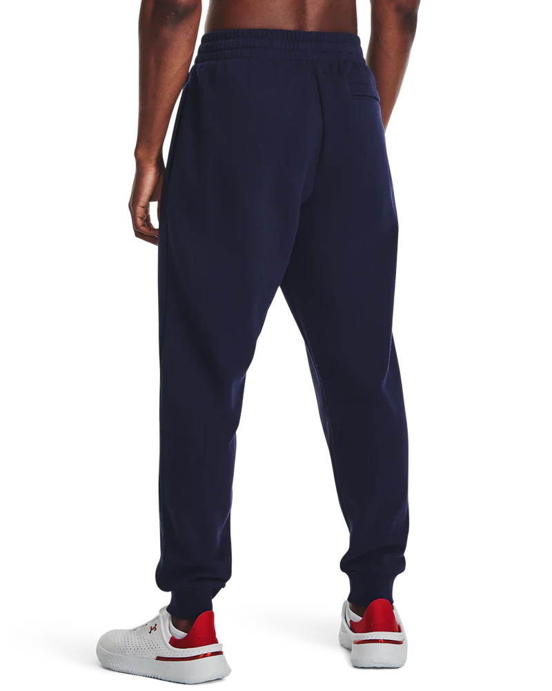 Under Armour Mens Rival Fleece Joggers In Navy
