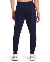 Under Armour Mens Rival Terry Joggers In Navy Blue
