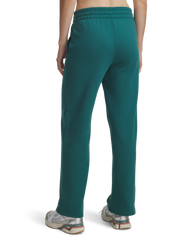 Under Armour Womens Rival Flc Straight Pants In Teal
