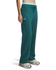 Under Armour Womens Rival Flc Straight Pants In Teal