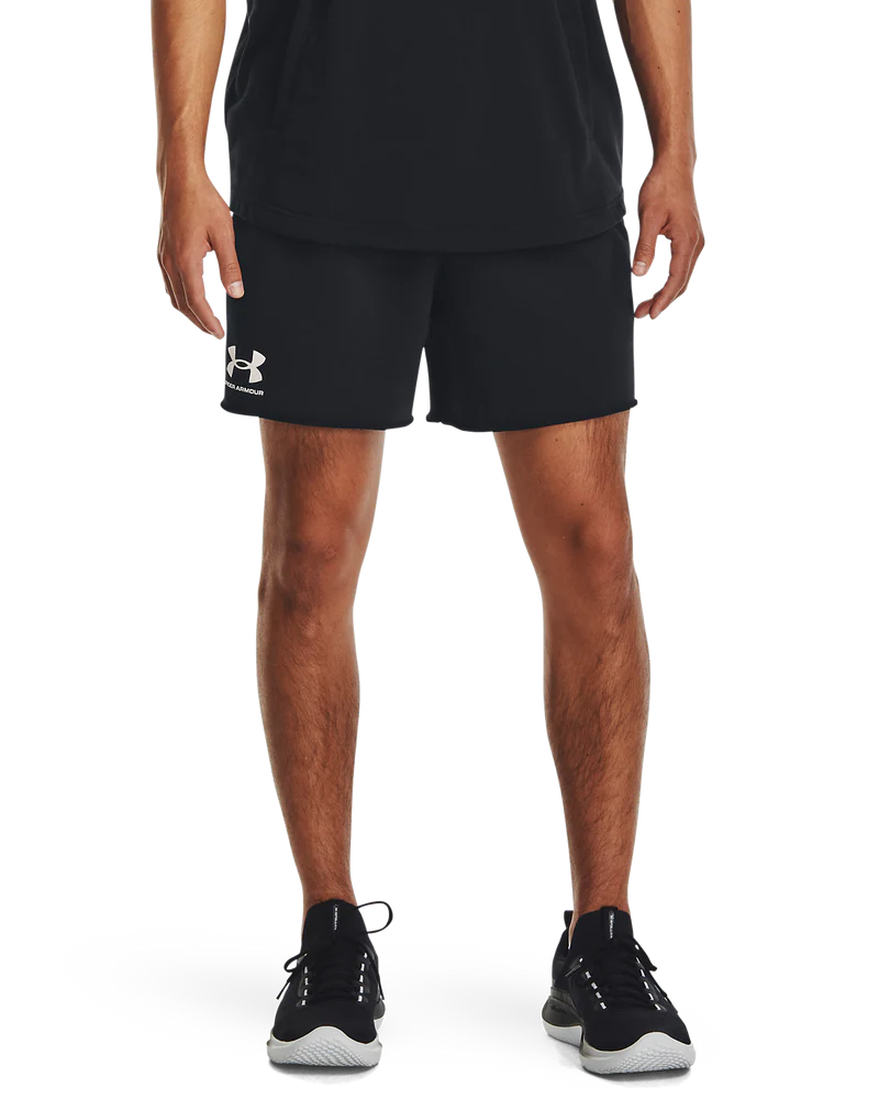 Under Armour Mens  Rival Terry Shorts In Black