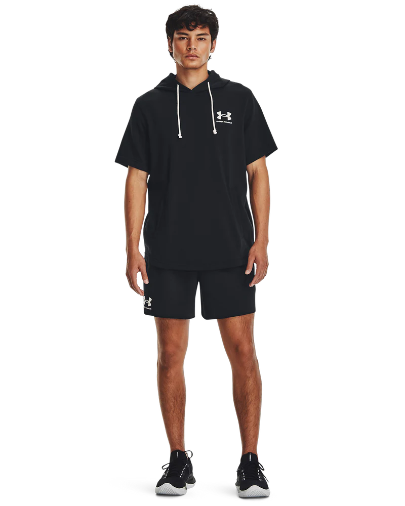 Under Armour Mens  Rival Terry Shorts In Black