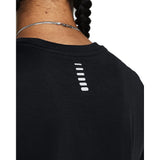Under Armour Womens Launch Short Sleeve T-Shirt In Black