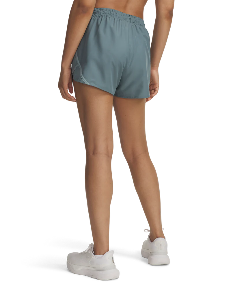 Under Armour Womens Fly By 3" Shorts In Green