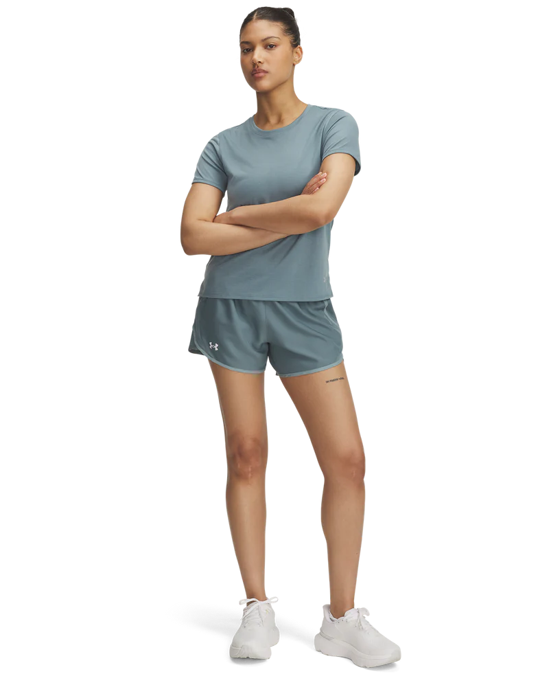 Under Armour Womens Fly By 3" Shorts In Green