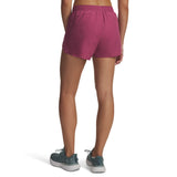 Under Armour Womens Fly By 3" Inch Shorts In Fuchsia Dusk