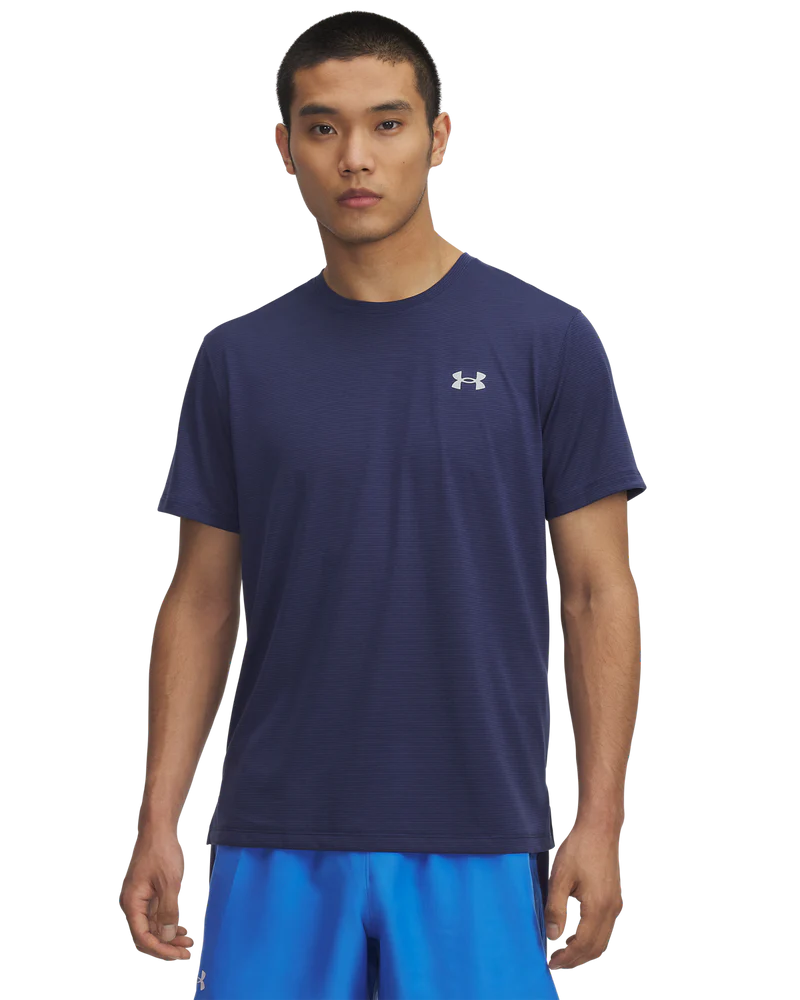 Under Armour Mens Launch Short sleeve T-Shirts In Navy