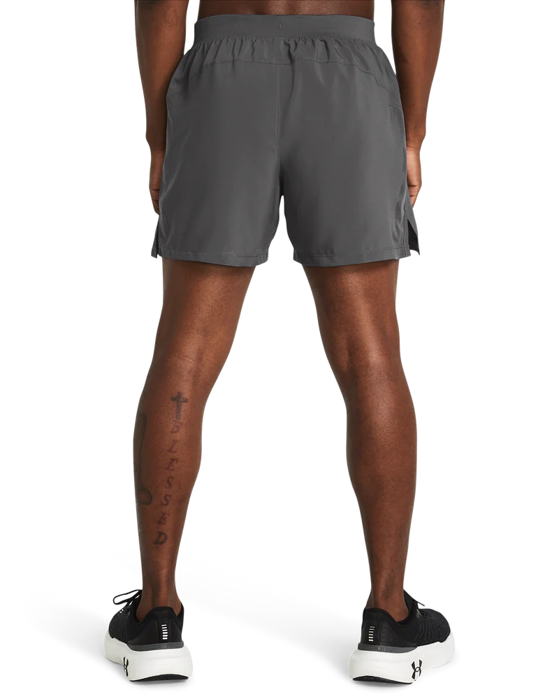 Under Armour Mens Lunch 5" Shorts In Grey