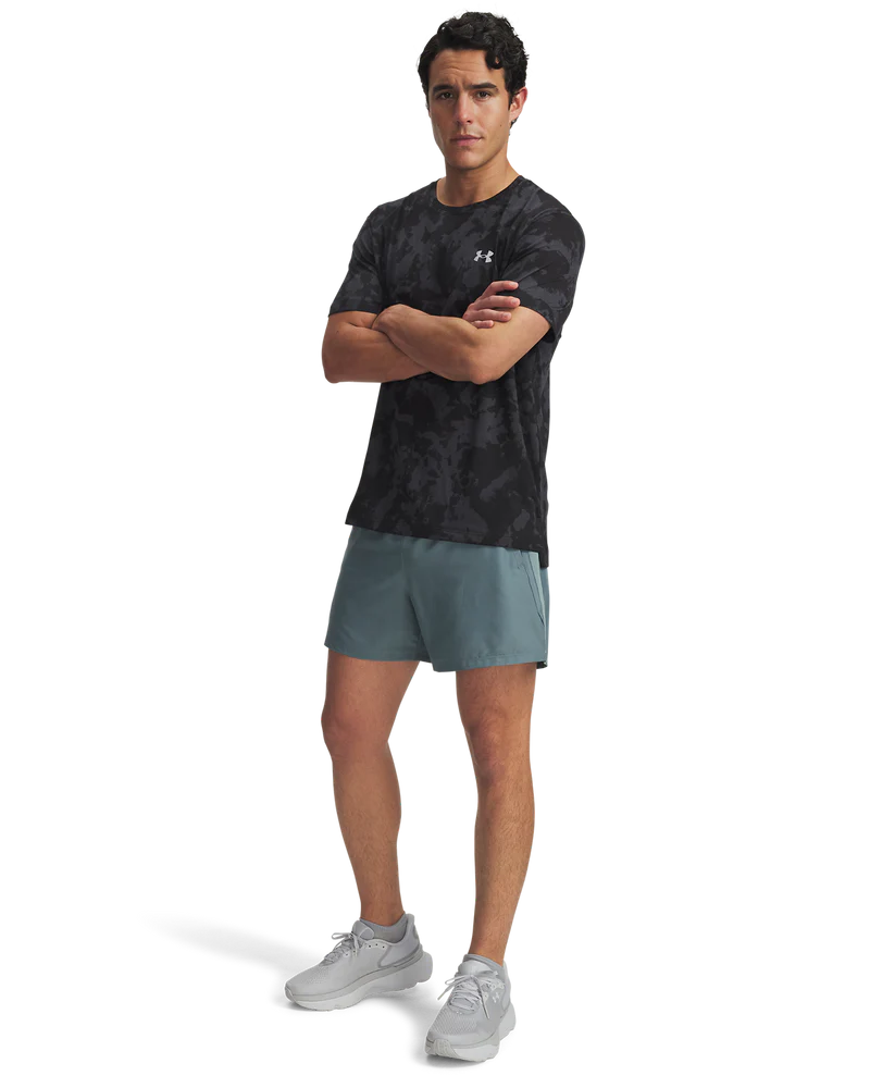 Under Armour Mens Lauch 5" Shoets In Jasper Blue