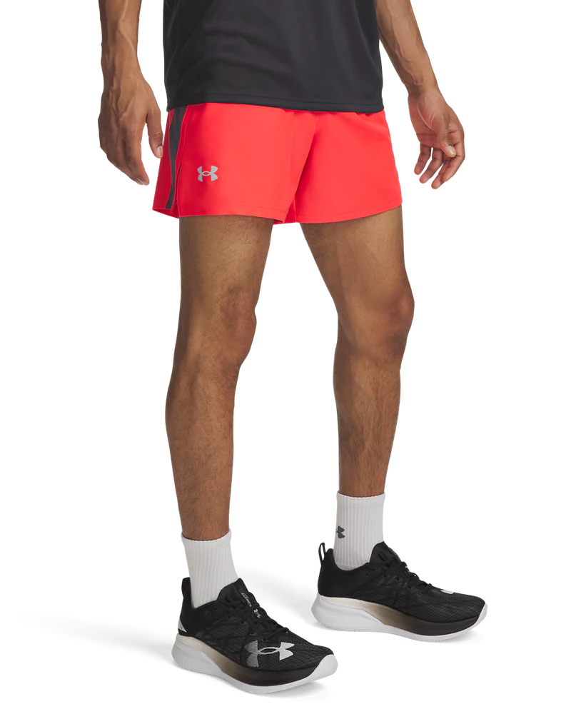 Under Armour Mens Lunch 5" Shorts In Racer Red