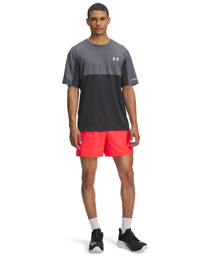 Under Armour Mens Lunch 5" Shorts In Racer Red