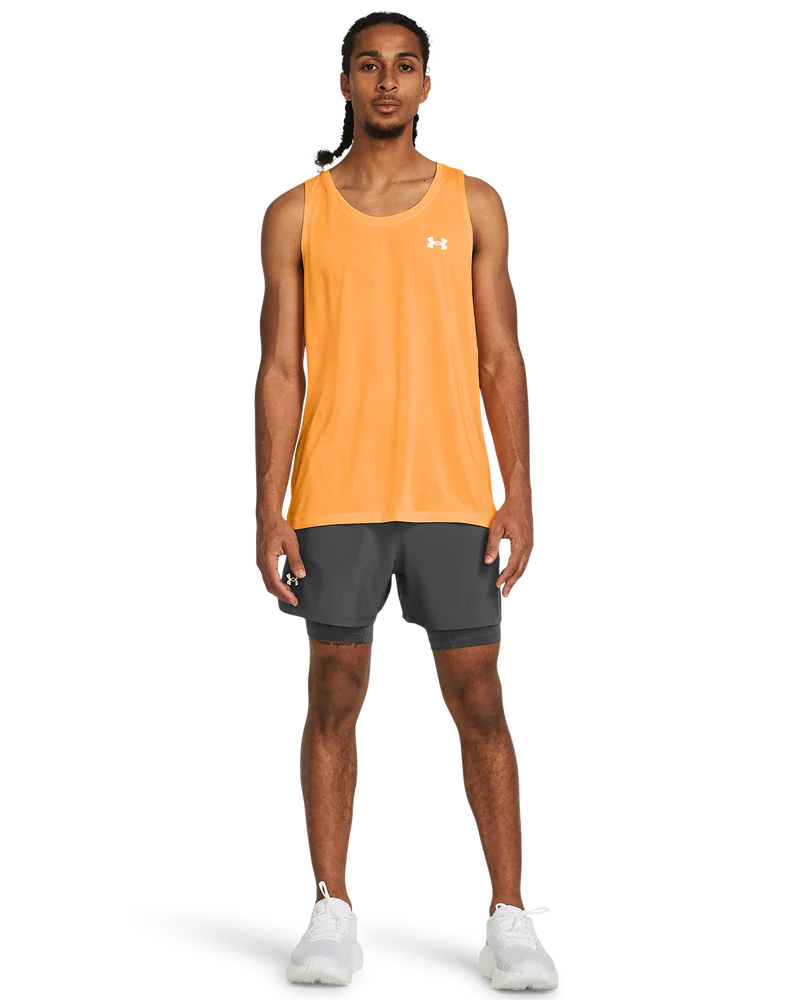 Under Armour Launch 5" 2-In-1 Shorts Gray