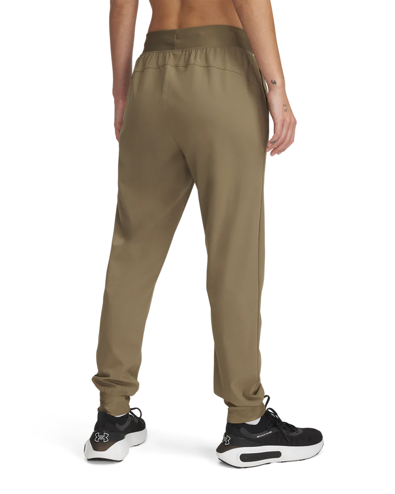 Under Armour Armoursport High Rise Woven Pants In Khaki