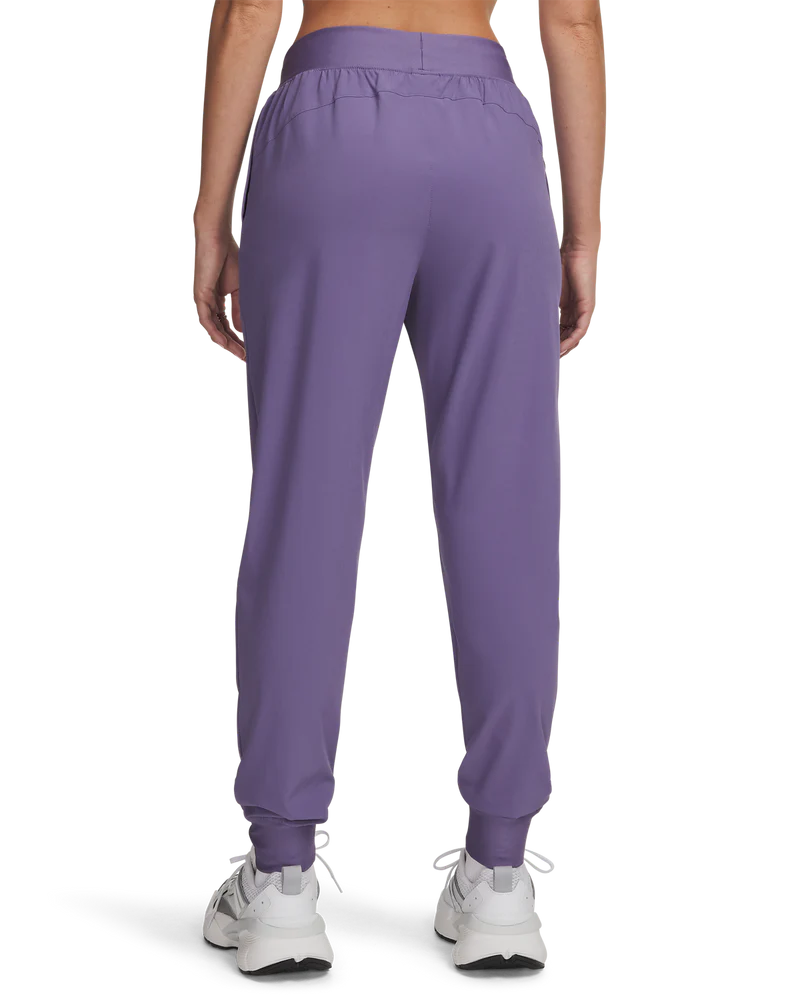 Under Armour Womens Armoursport High Rise Woven Pant In Purple
